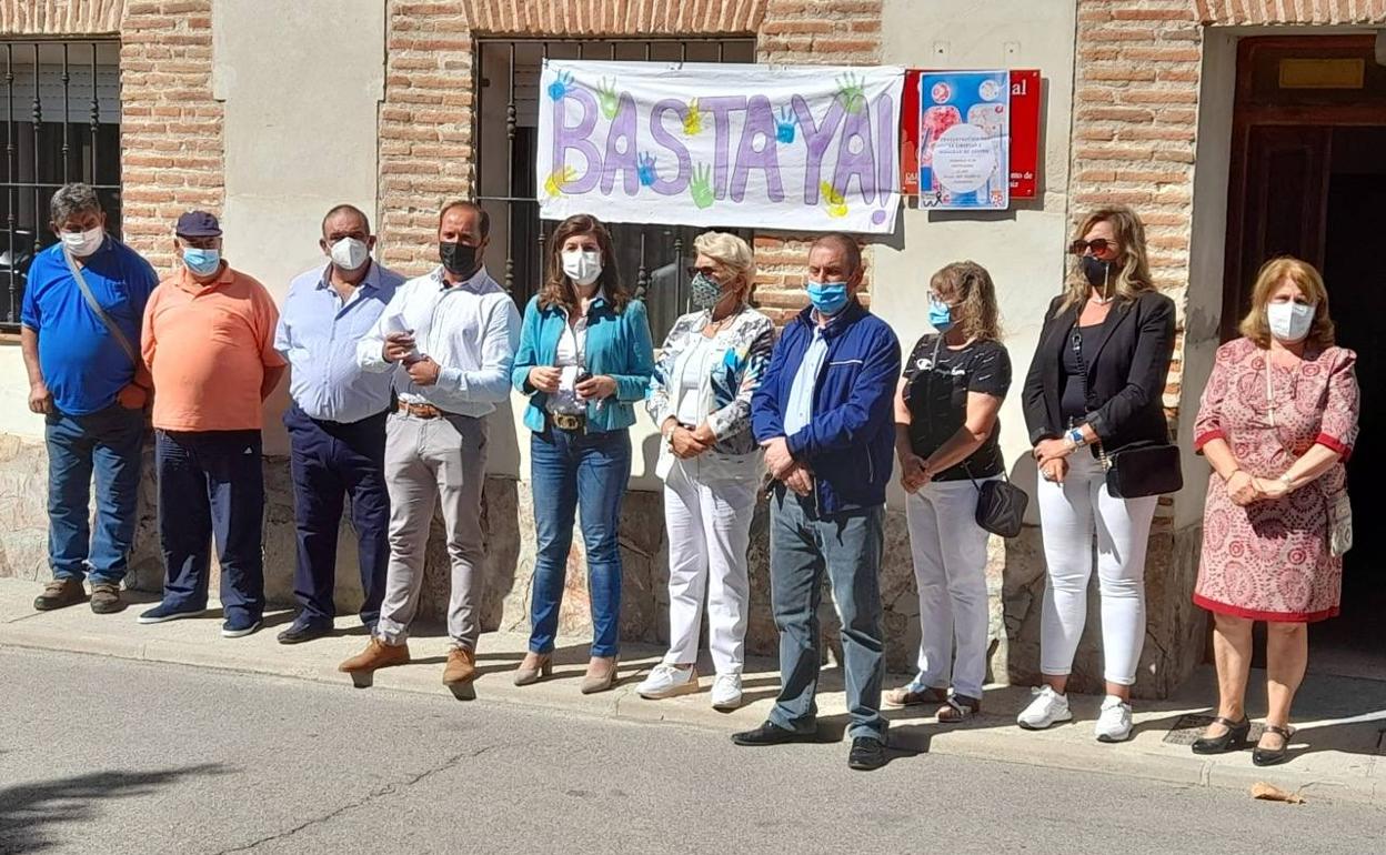 Un momento de la concentración de este domingo en Codorniz. 