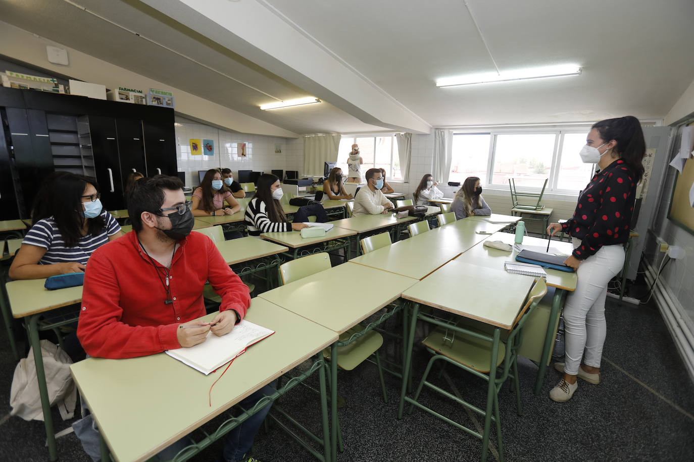 Fotos: Los ciclos de FP vuelven a las aulas en Palencia