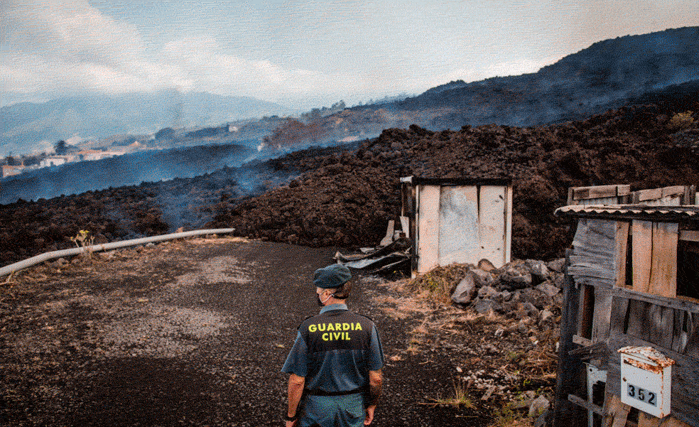 Espectaculares imágenes de la erupción del volcán de La Palma.