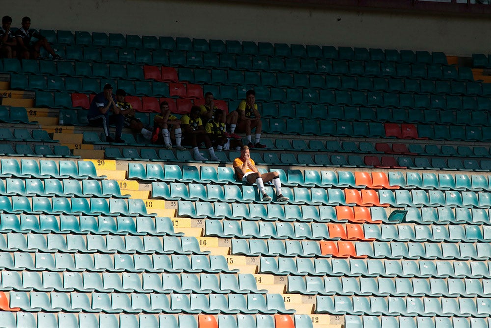 Empate a cero entre Salamanca CF UDS y Bergantiños FC en la vuelta de Uxio da Pena al Helmántico