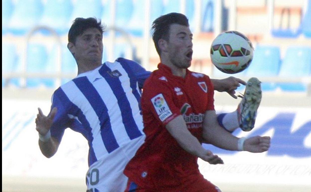 Enrich cuando jugaba en el Numnancia 