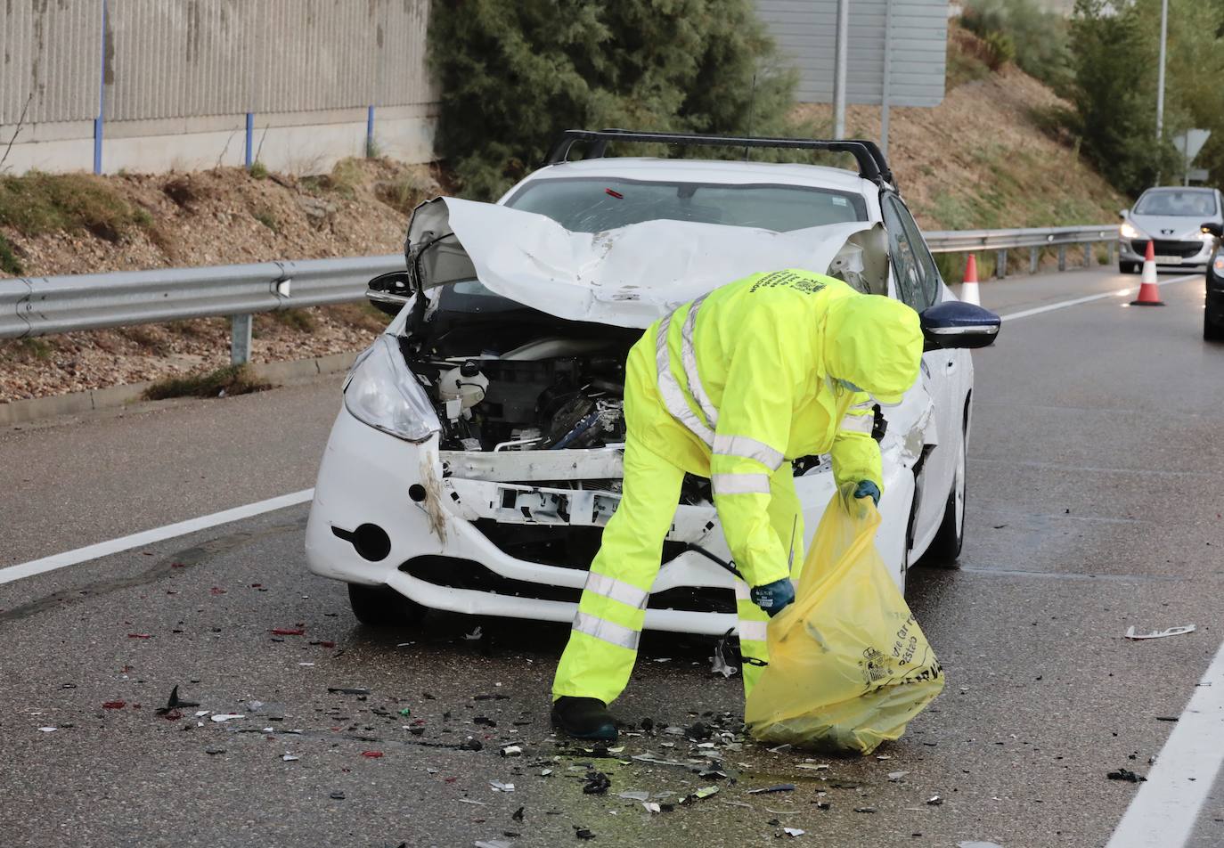 Accidente mortal en la VA-30 de Valladolid.