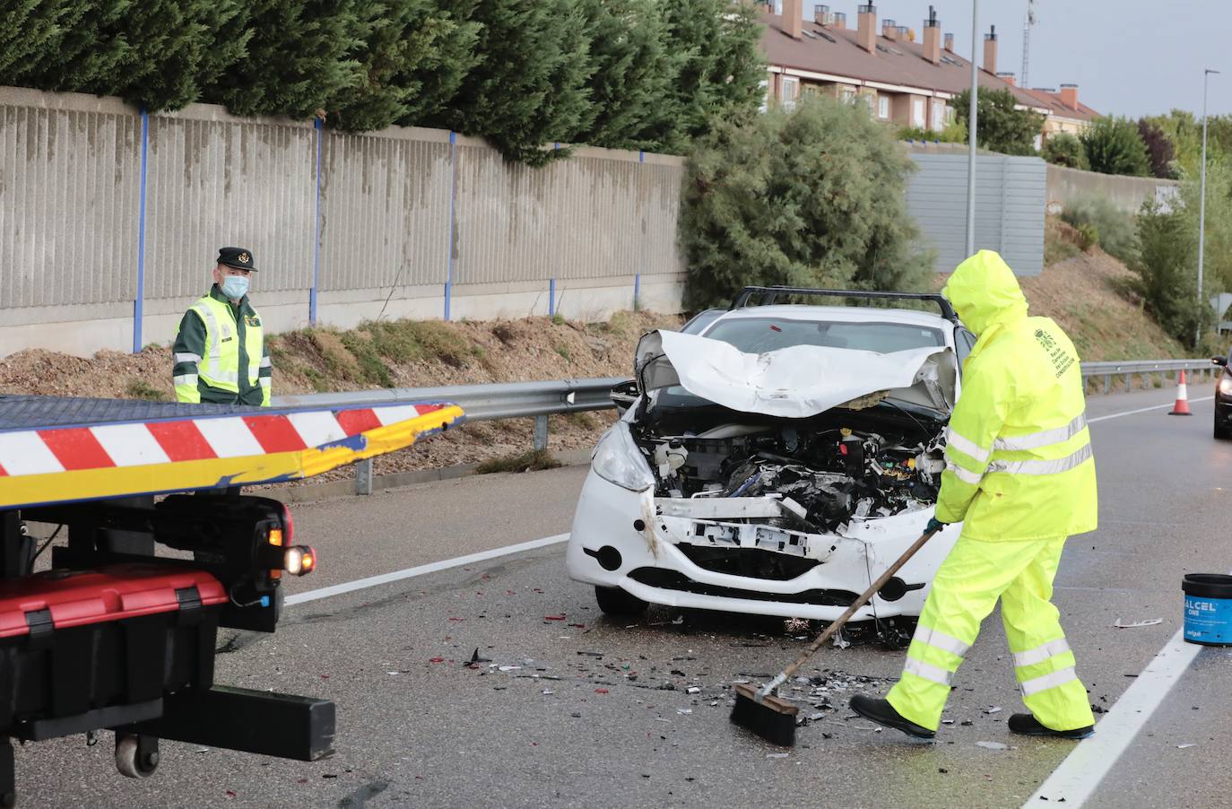 Accidente mortal en la VA-30 de Valladolid.