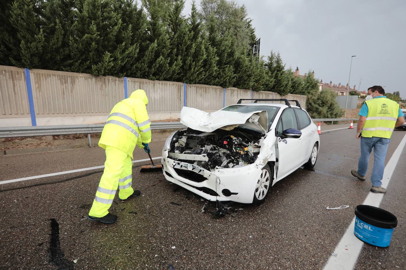 Accidente mortal en la VA-30 de Valladolid.