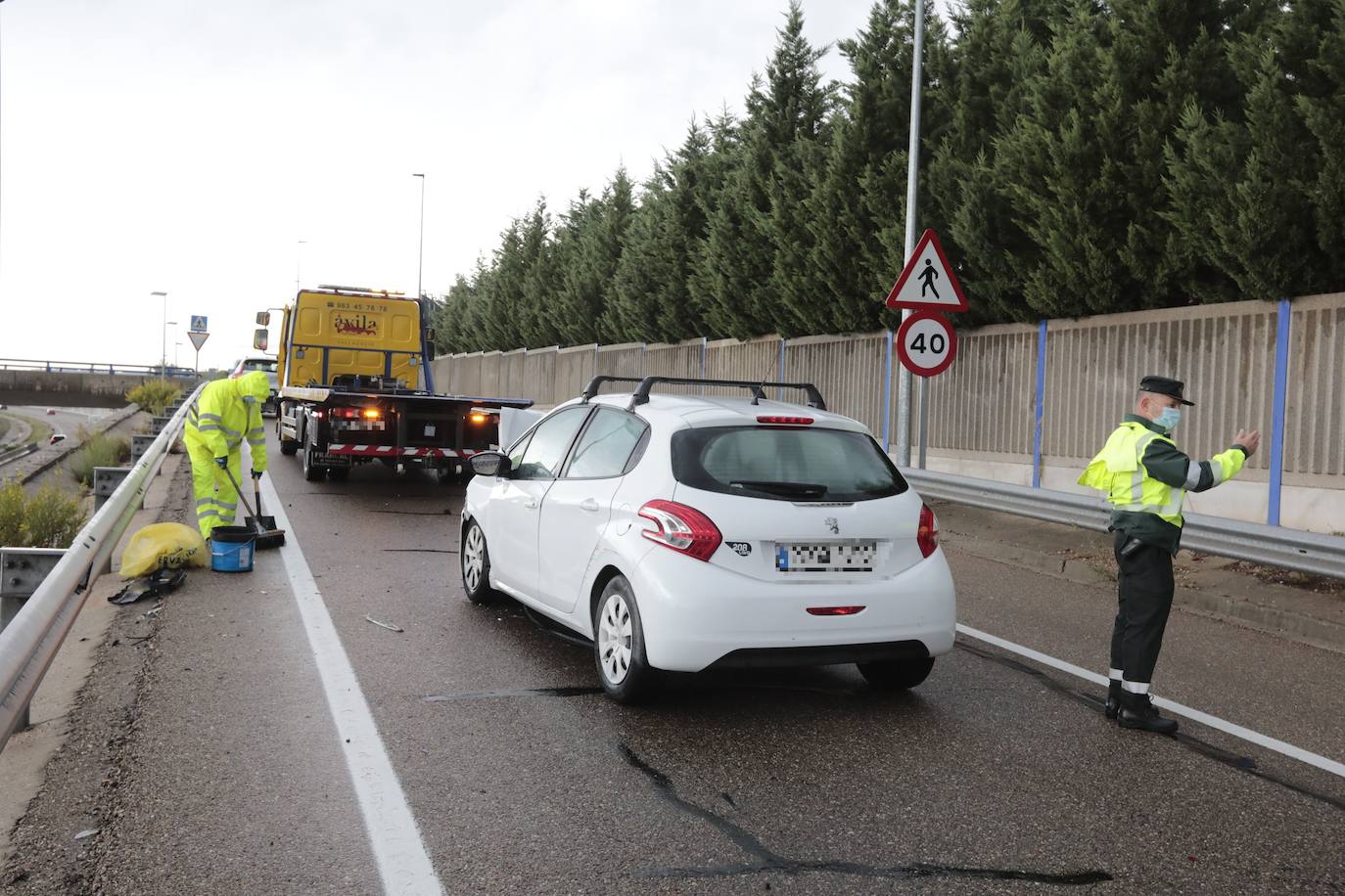Accidente mortal en la VA-30 de Valladolid.