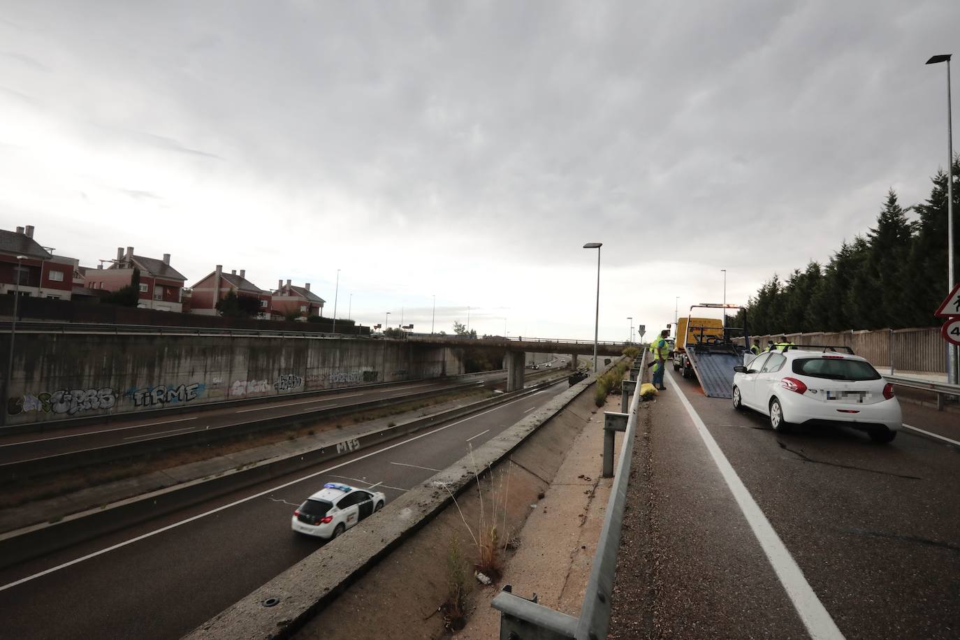 Accidente mortal en la VA-30 de Valladolid.