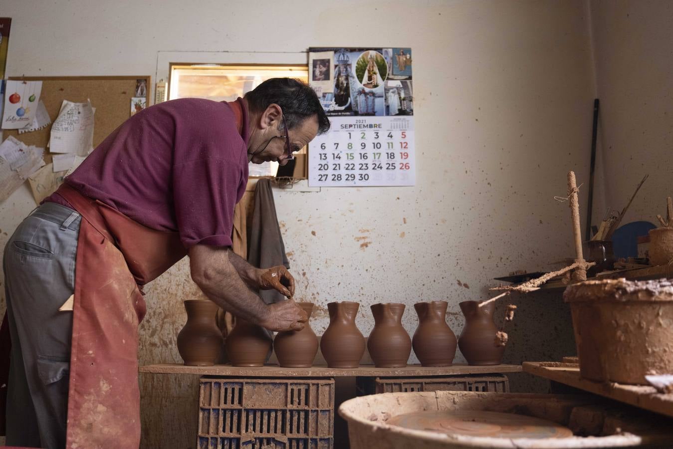 Fotos: Alfareros de Portillo dejan cacharrear en sus alfares