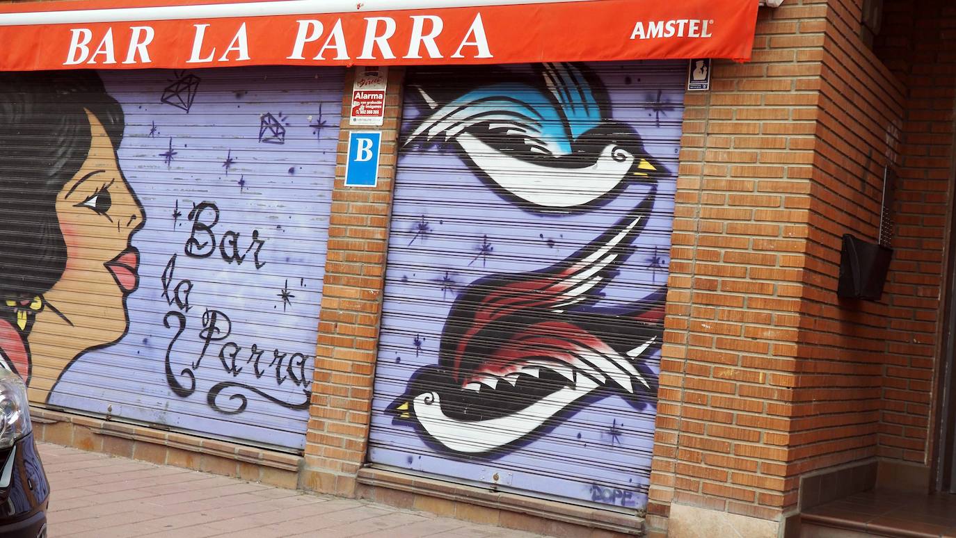 Detalles de una de las calles del barrio que recorremos esta semana