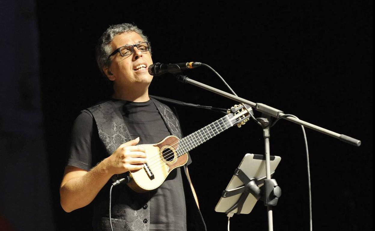 Pedro Guerra en las noches de San Benito, en Valladolid.