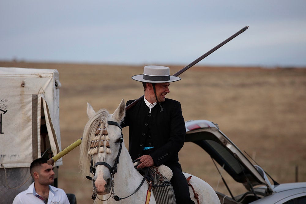 Flamenco entre caballos para ambientar la V Feria Agroalimentaria de Galinduste