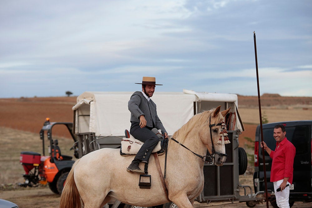 Flamenco entre caballos para ambientar la V Feria Agroalimentaria de Galinduste