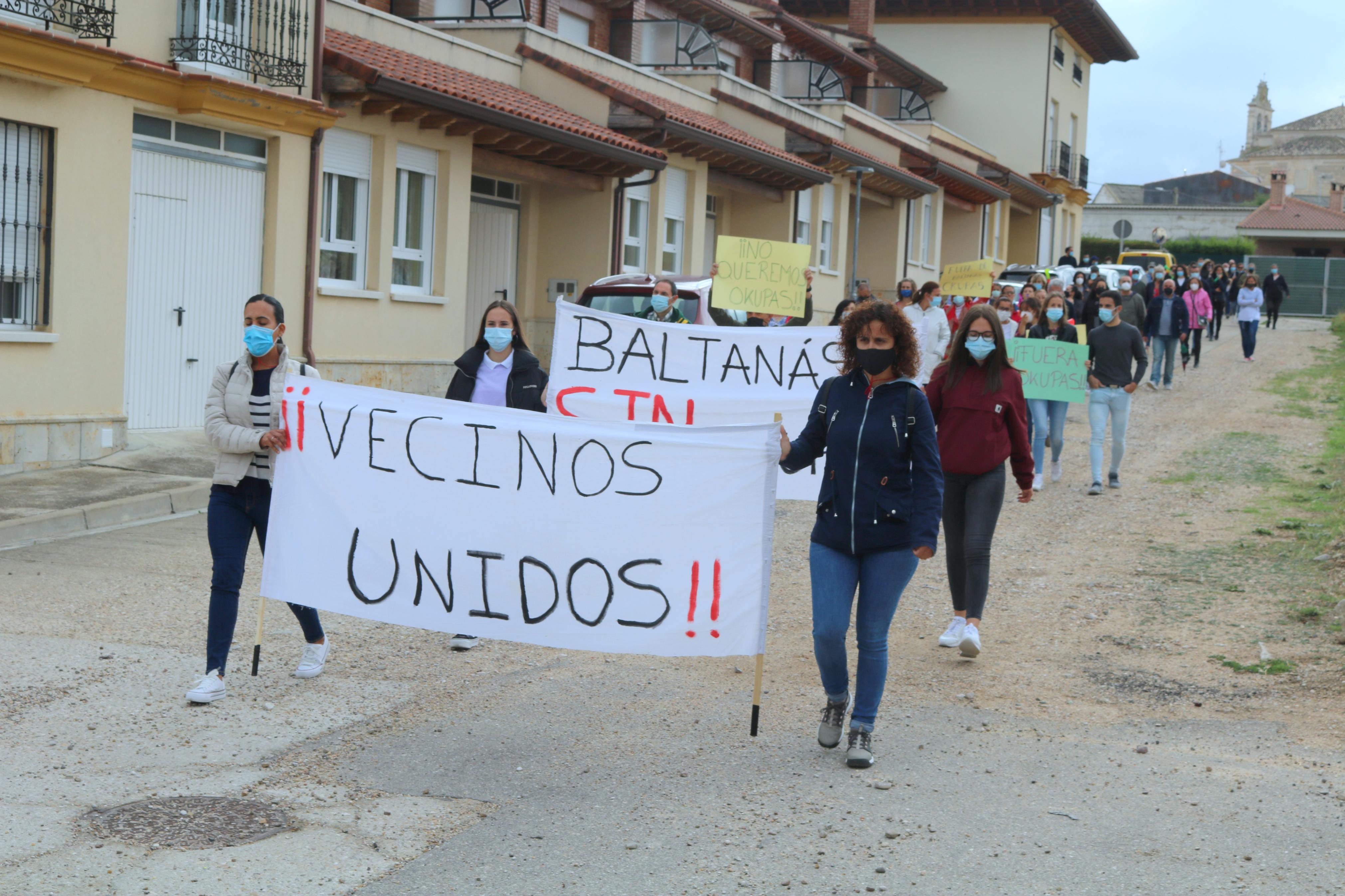 Los baltanasiegos se movilizan contra los okupas