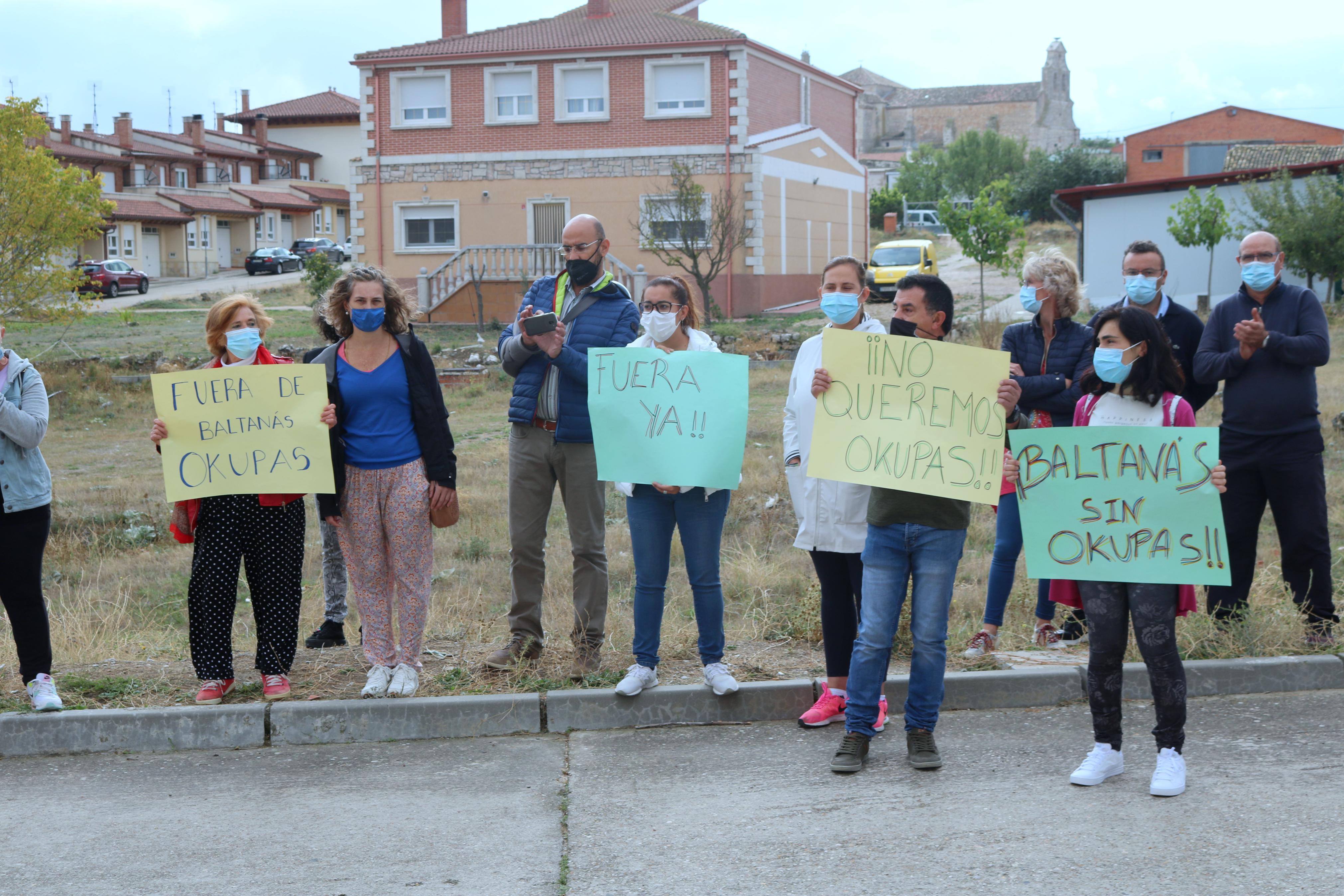 Los baltanasiegos se movilizan contra los okupas