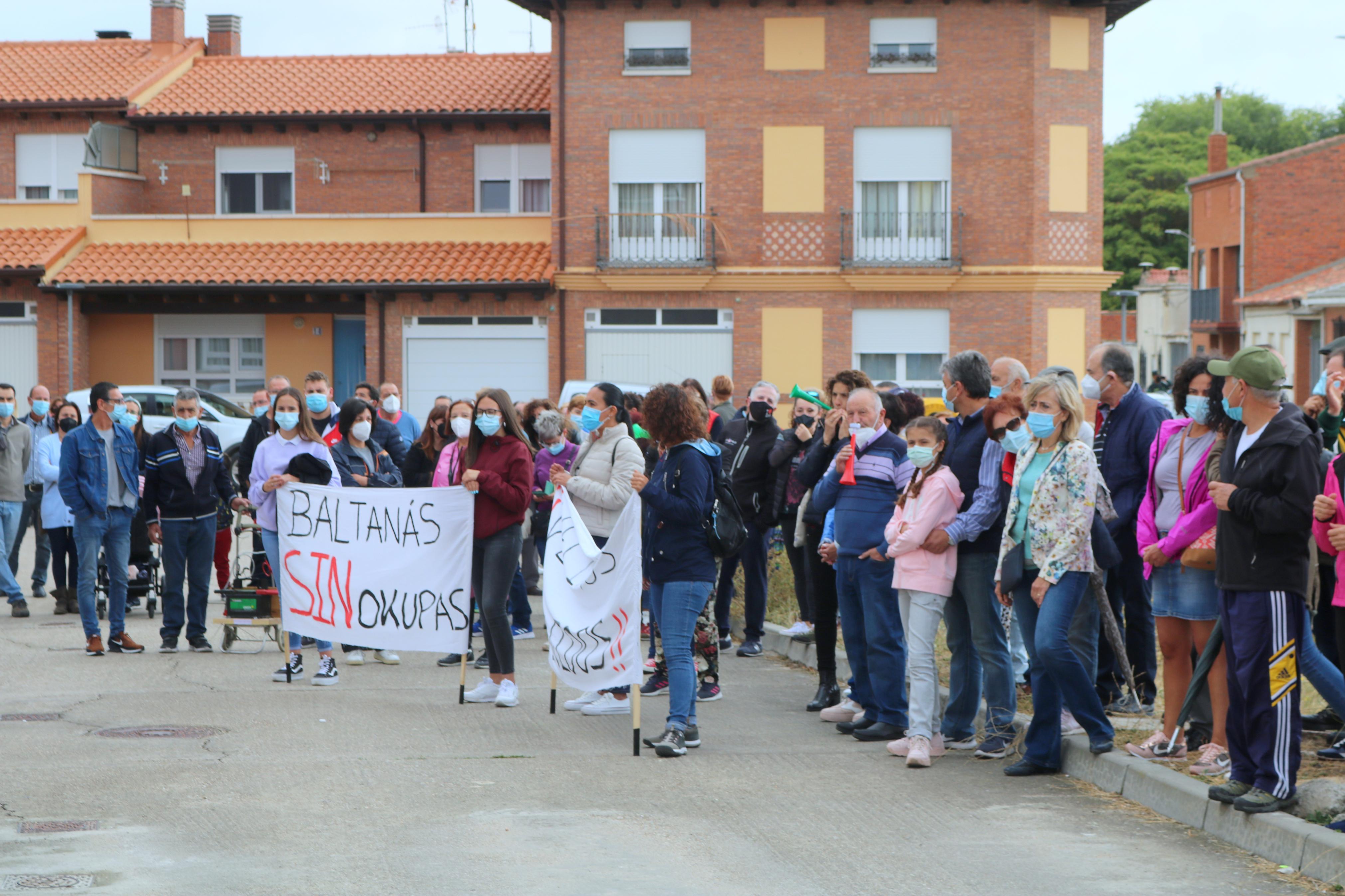 Los baltanasiegos se movilizan contra los okupas