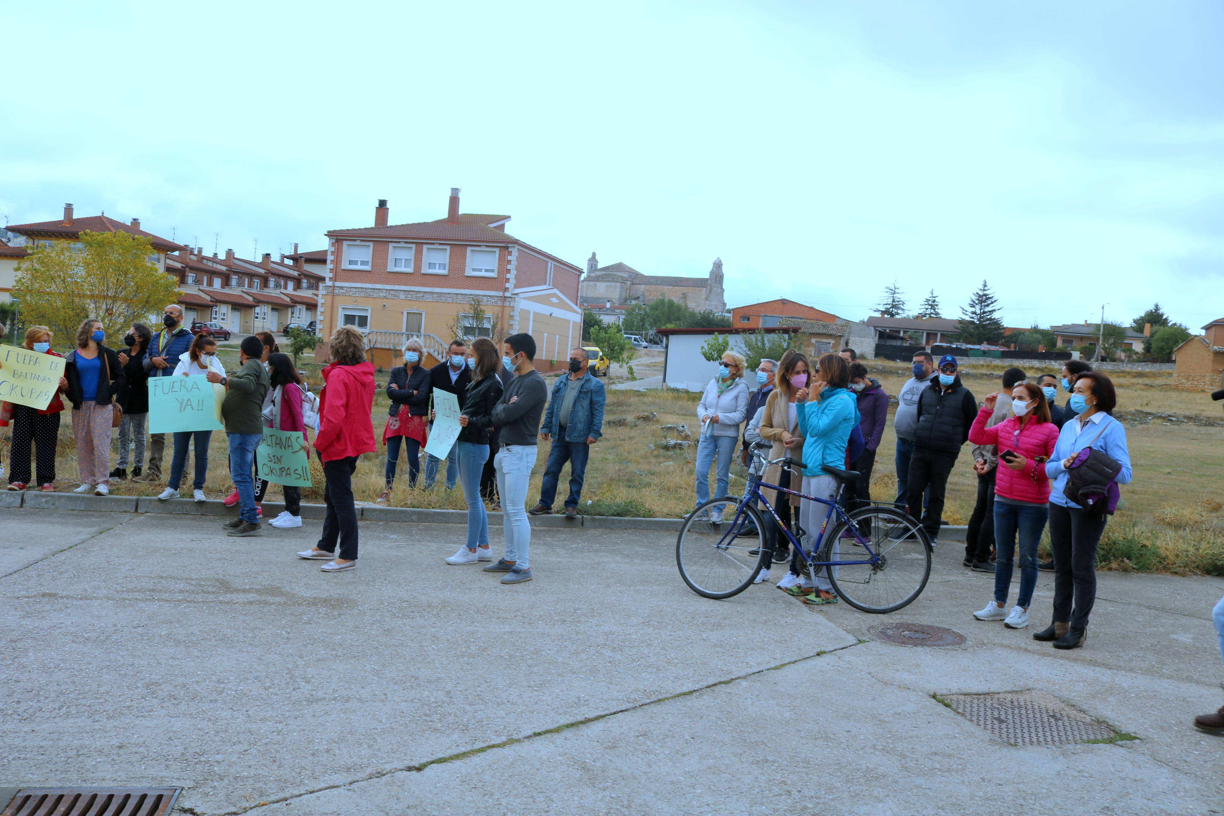 Los baltanasiegos se movilizan contra los okupas