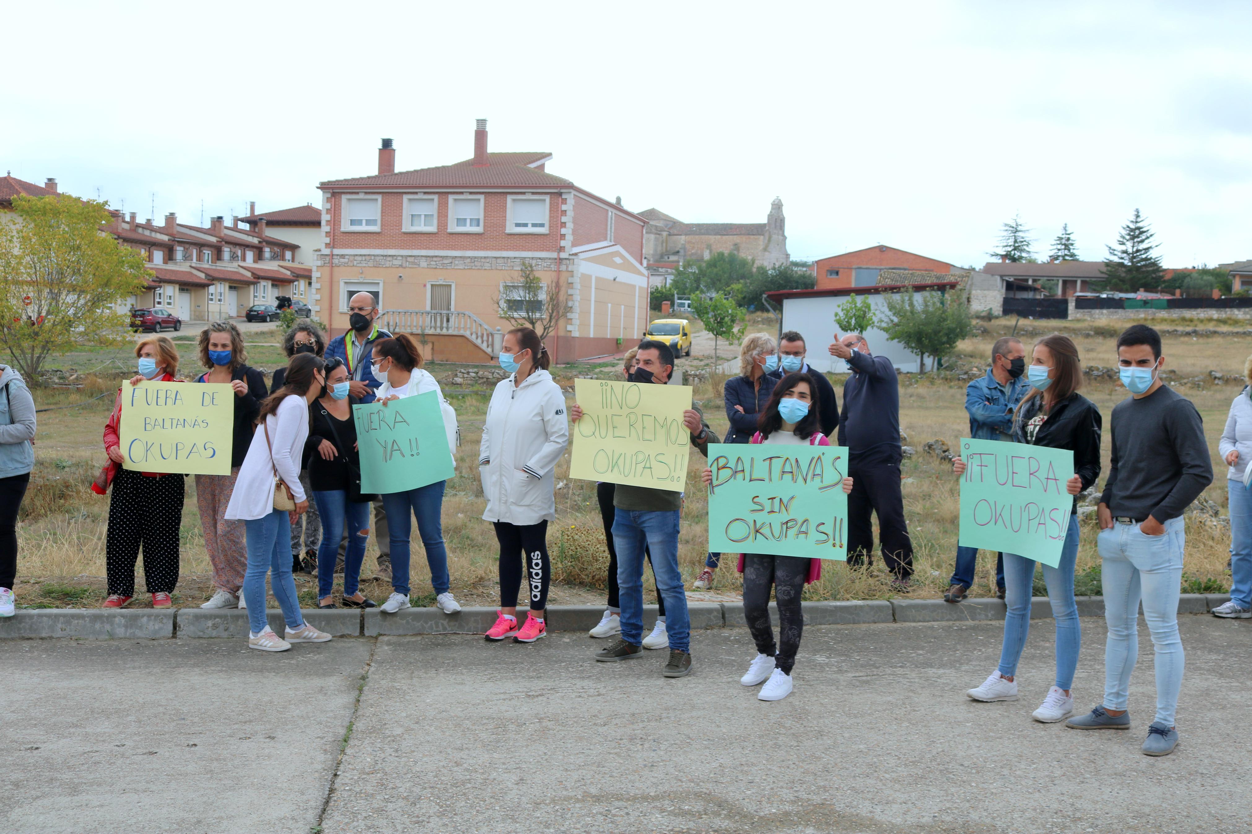 Los baltanasiegos se movilizan contra los okupas