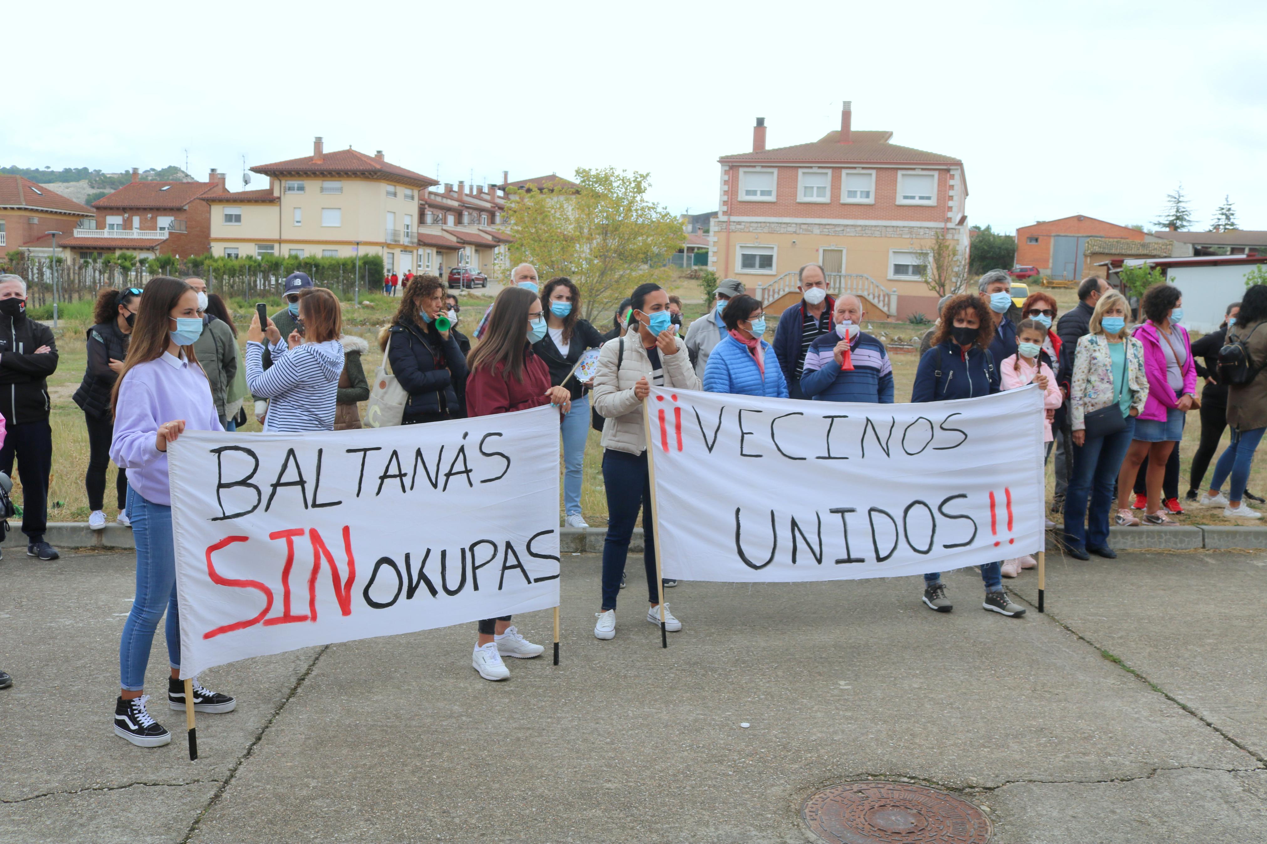 Los baltanasiegos se movilizan contra los okupas