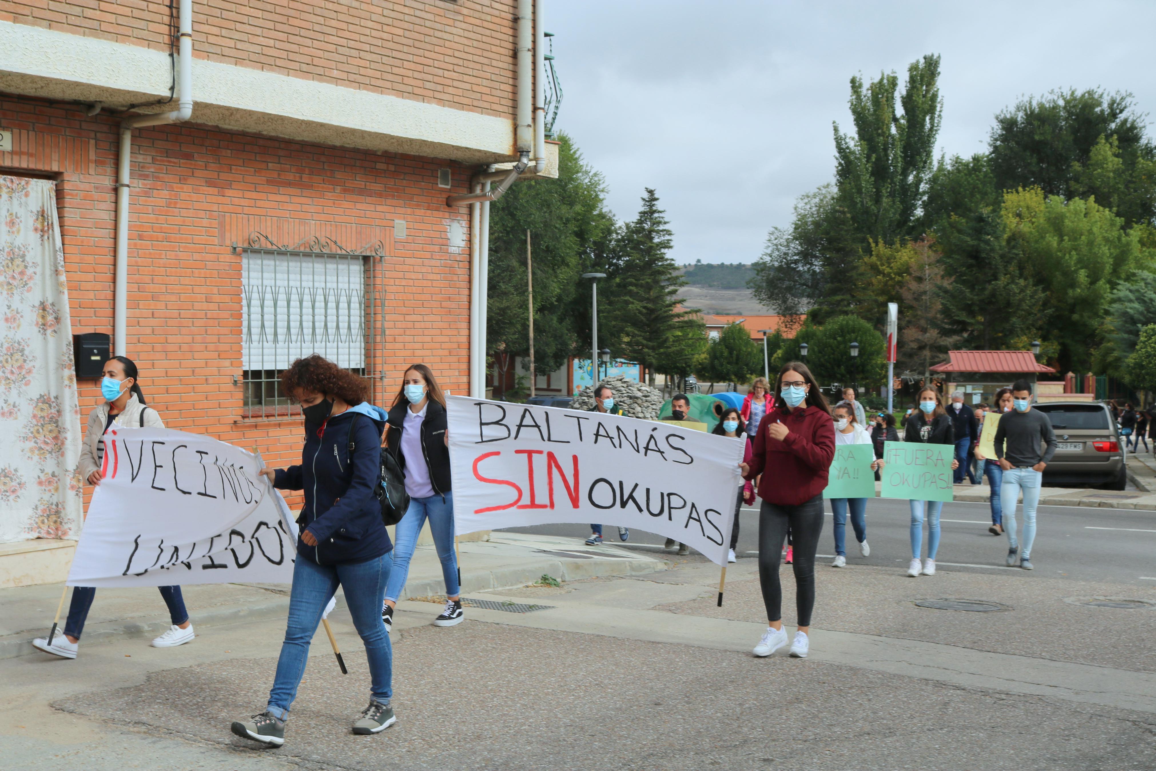 Los baltanasiegos se movilizan contra los okupas