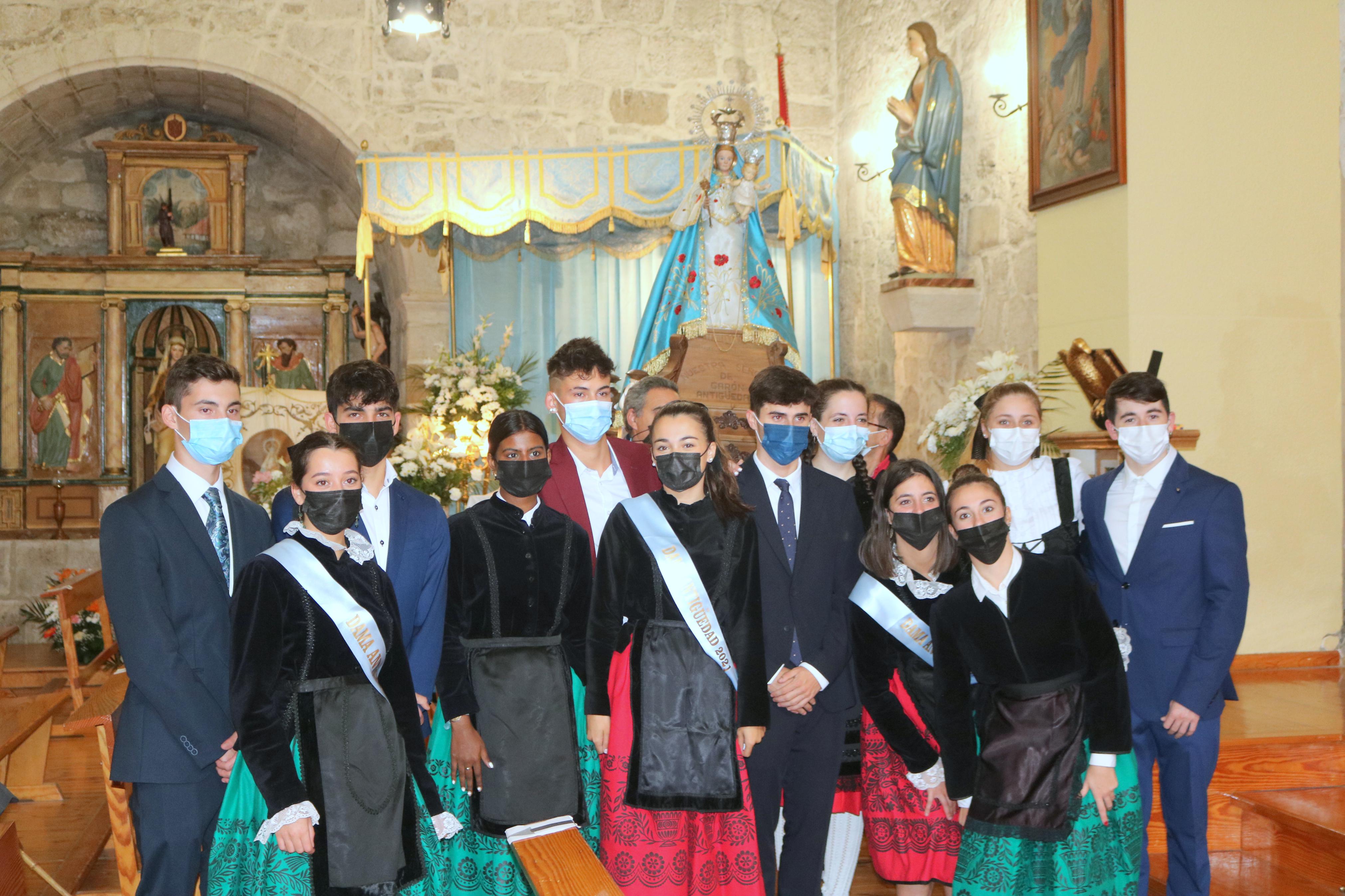 Antigüedad celebra la Función en honor a la Virgen de Garón