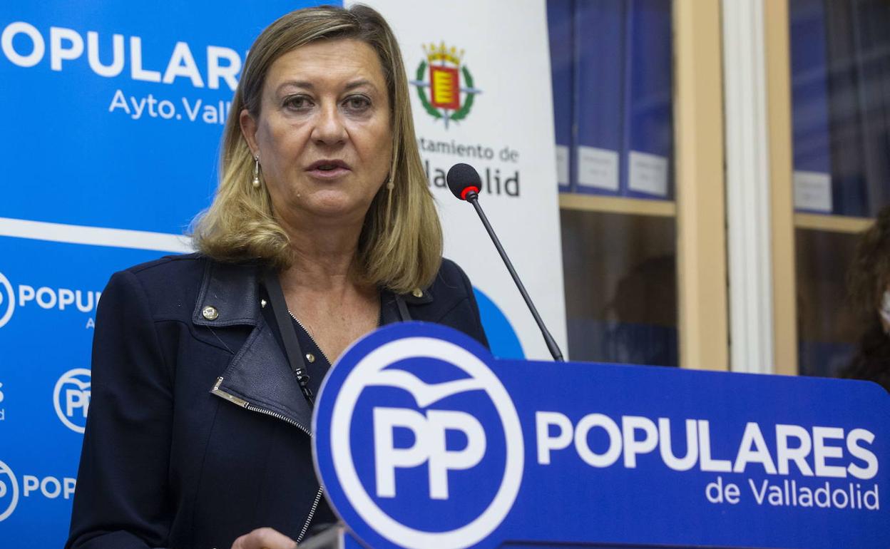 La portavoz del grupo municipal del PP en Valladolid.