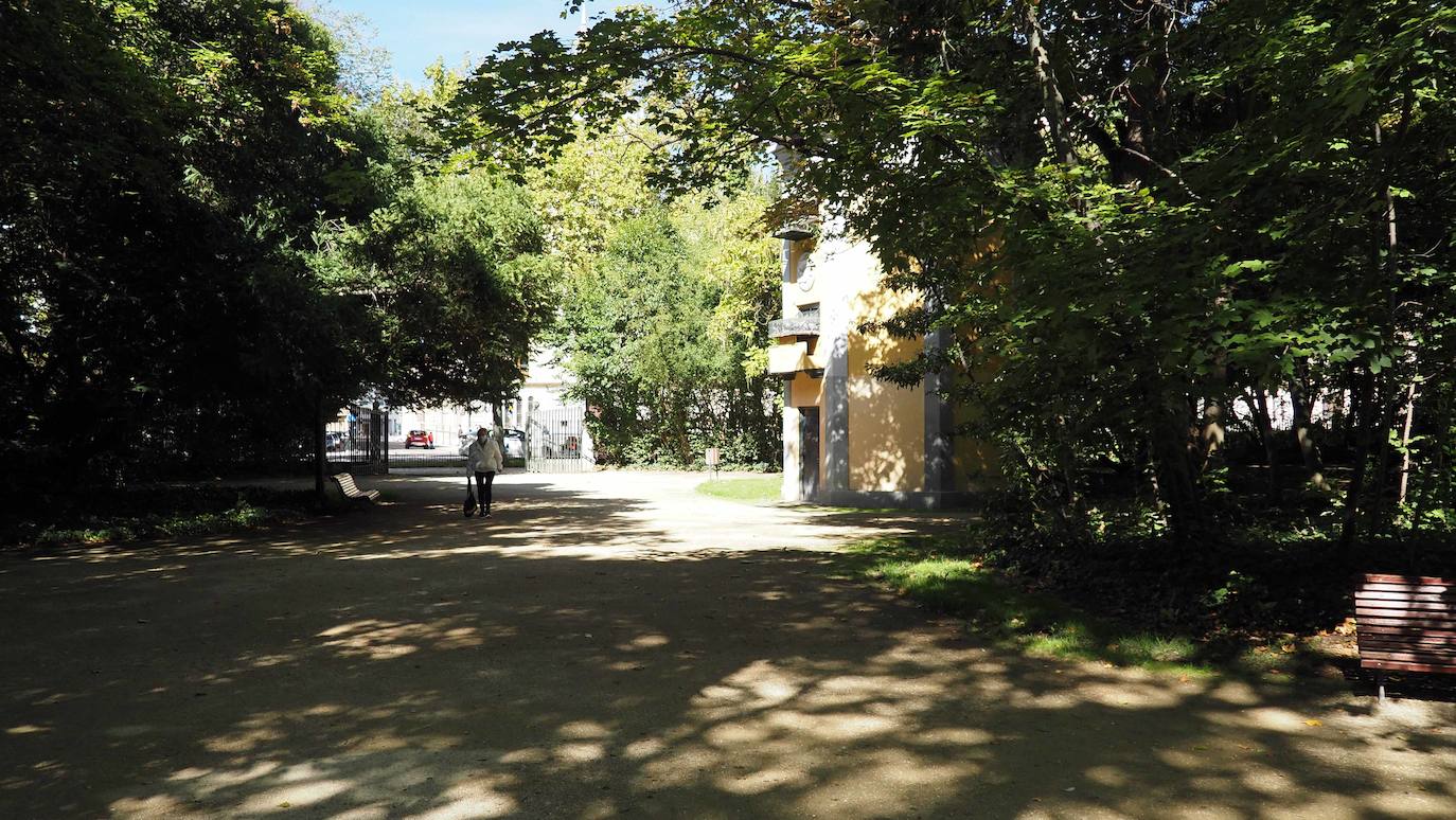 Detalles de una de las zonas del Campo Grande de Valladolid