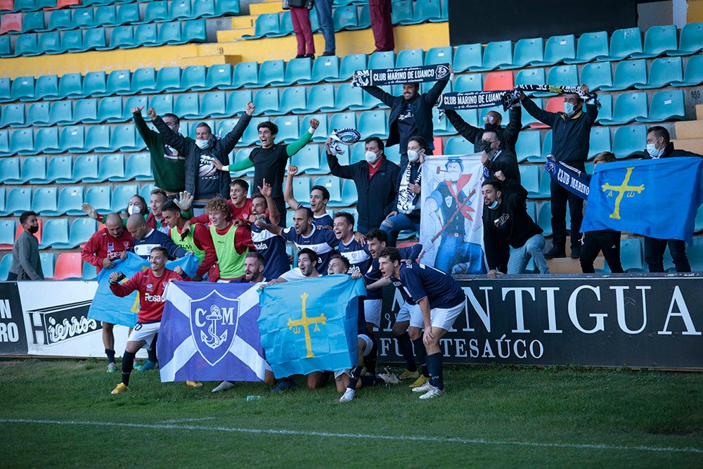 Un Salamanca UDS impotente pierde lo poco que tenía en su juego y cede en casa ante el Marino de Luanco (0-2)