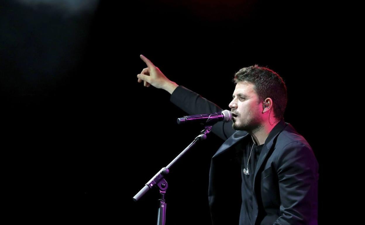 Dani Martín, durante un concierto en una imagen de archivo. 