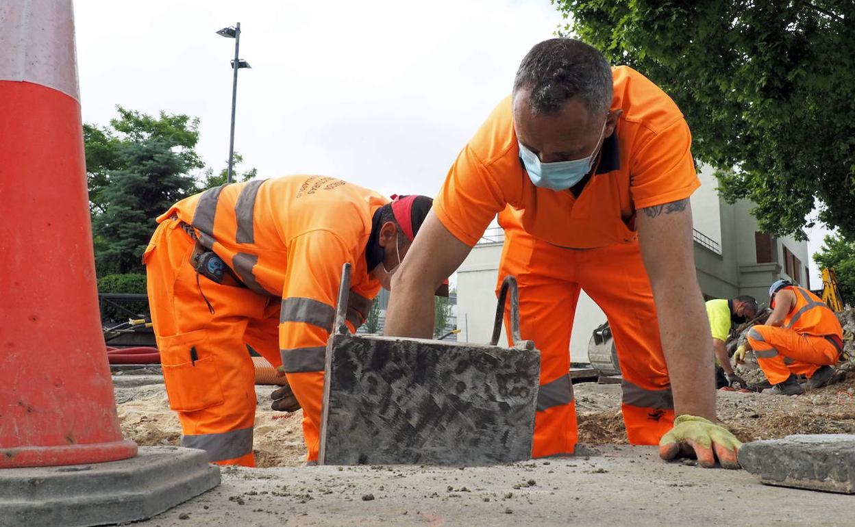 Obras en Arco de Ladrillo. 