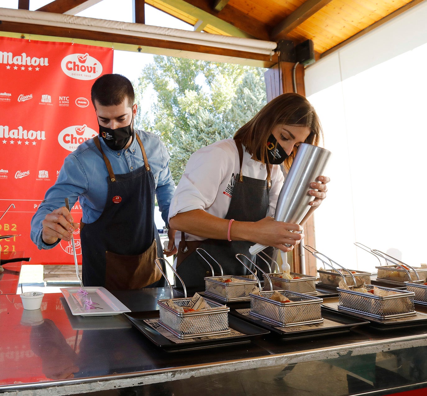 Final del II concurso internacional de patatas bravas en Palencia