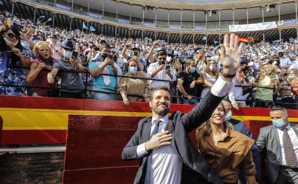 Pablo Casado, en la convención del PP en Valencia