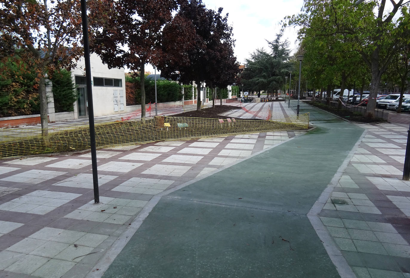 Fotos: Nuevo carril bici en la calle Mirabel en La Rondilla