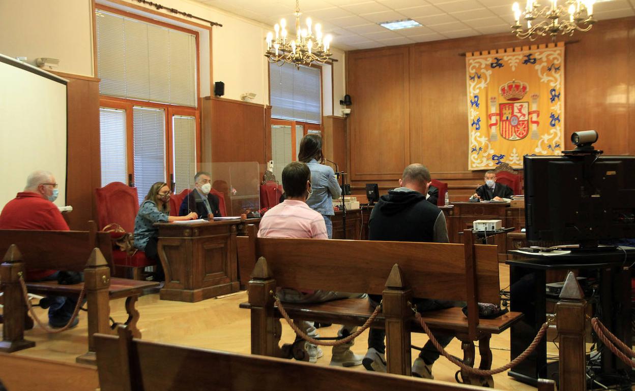 Momento de la vista oral celebrada en la Audiencia Provincial. 