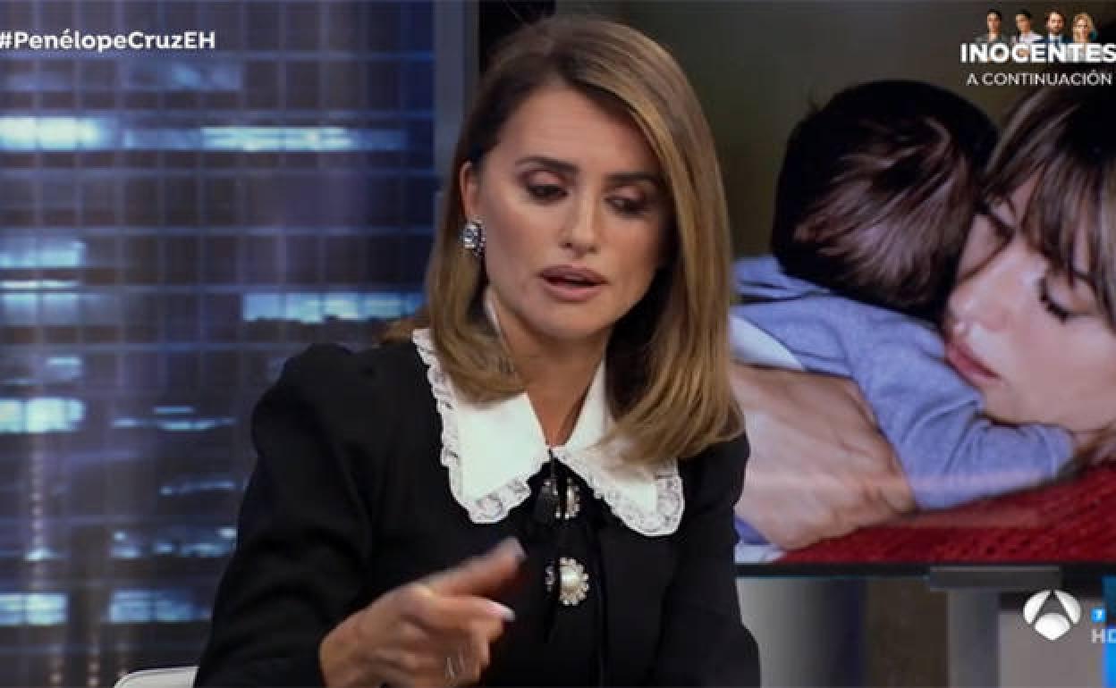 Penélope Cruz en 'El Hormiguero'. 