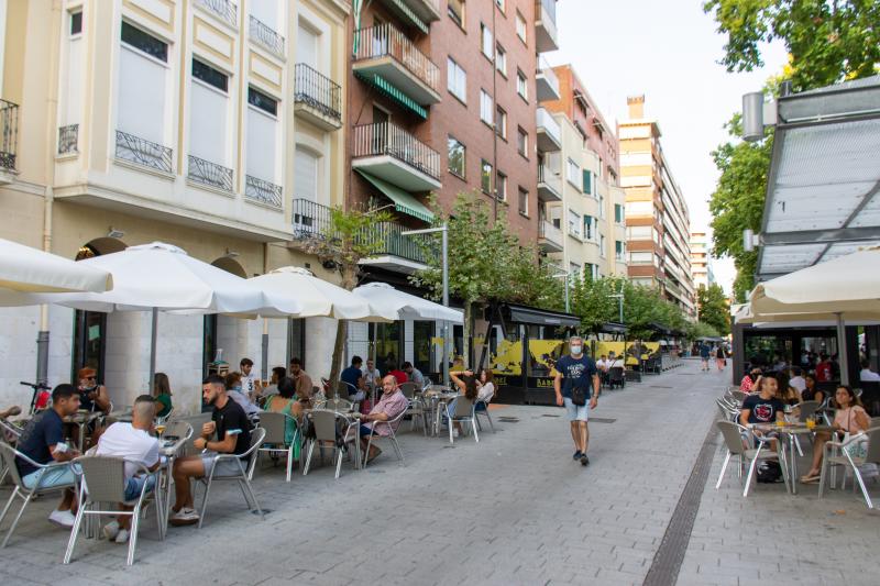 Terrazas en Palencia. 