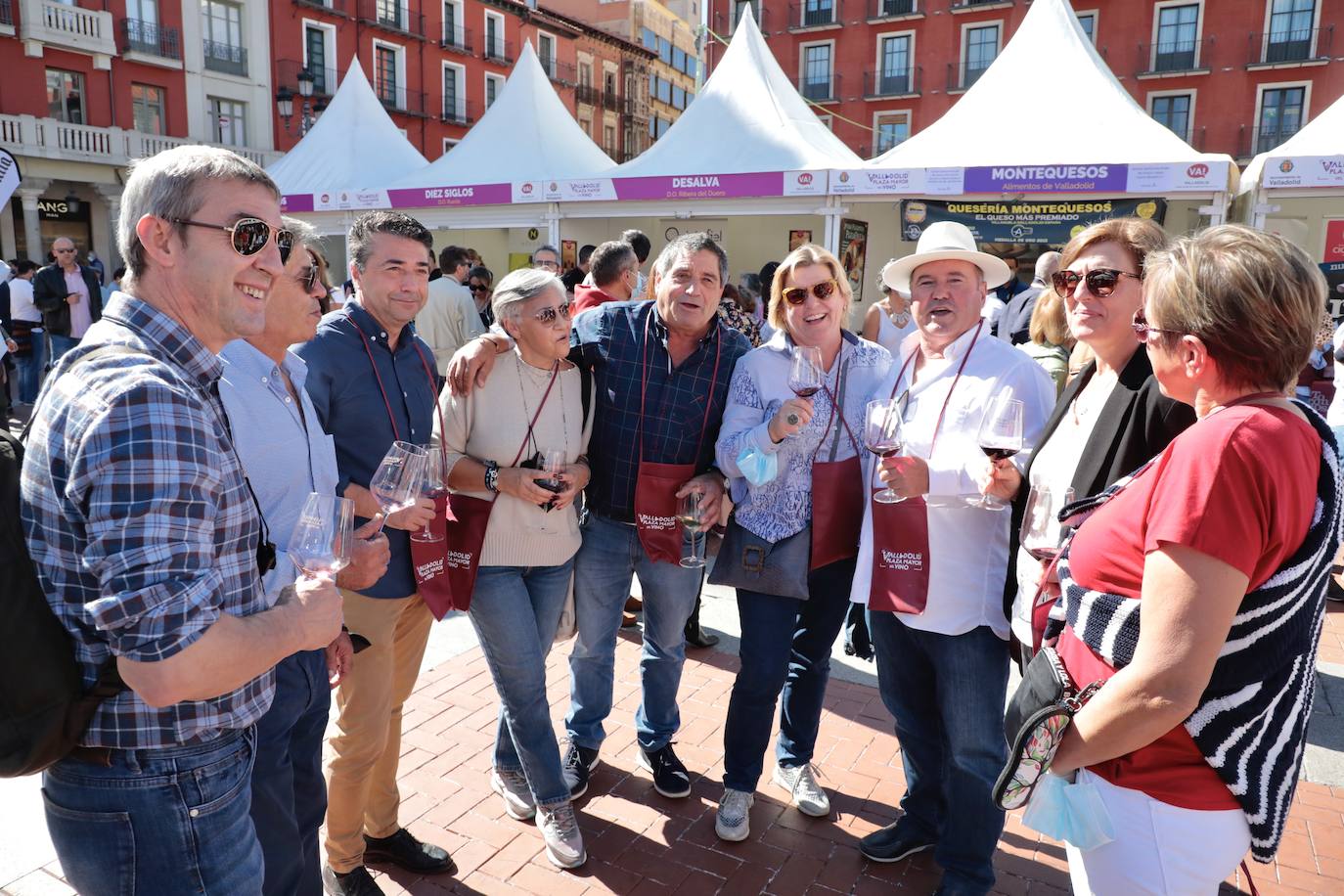 Tercera edición de la Plaza Mayor del Vino en Valladolid. 