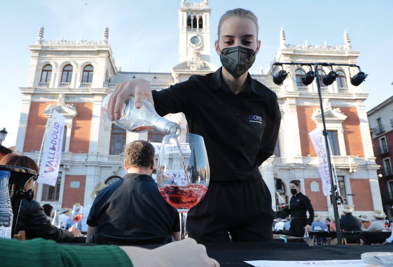 Tercera edición de la Plaza Mayor del Vino en Valladolid. 