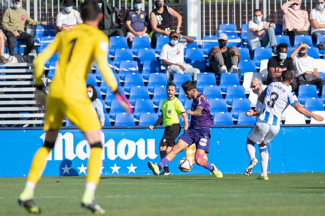 El equipo palentin suma la segunda victoria consecutiva en RFEF.