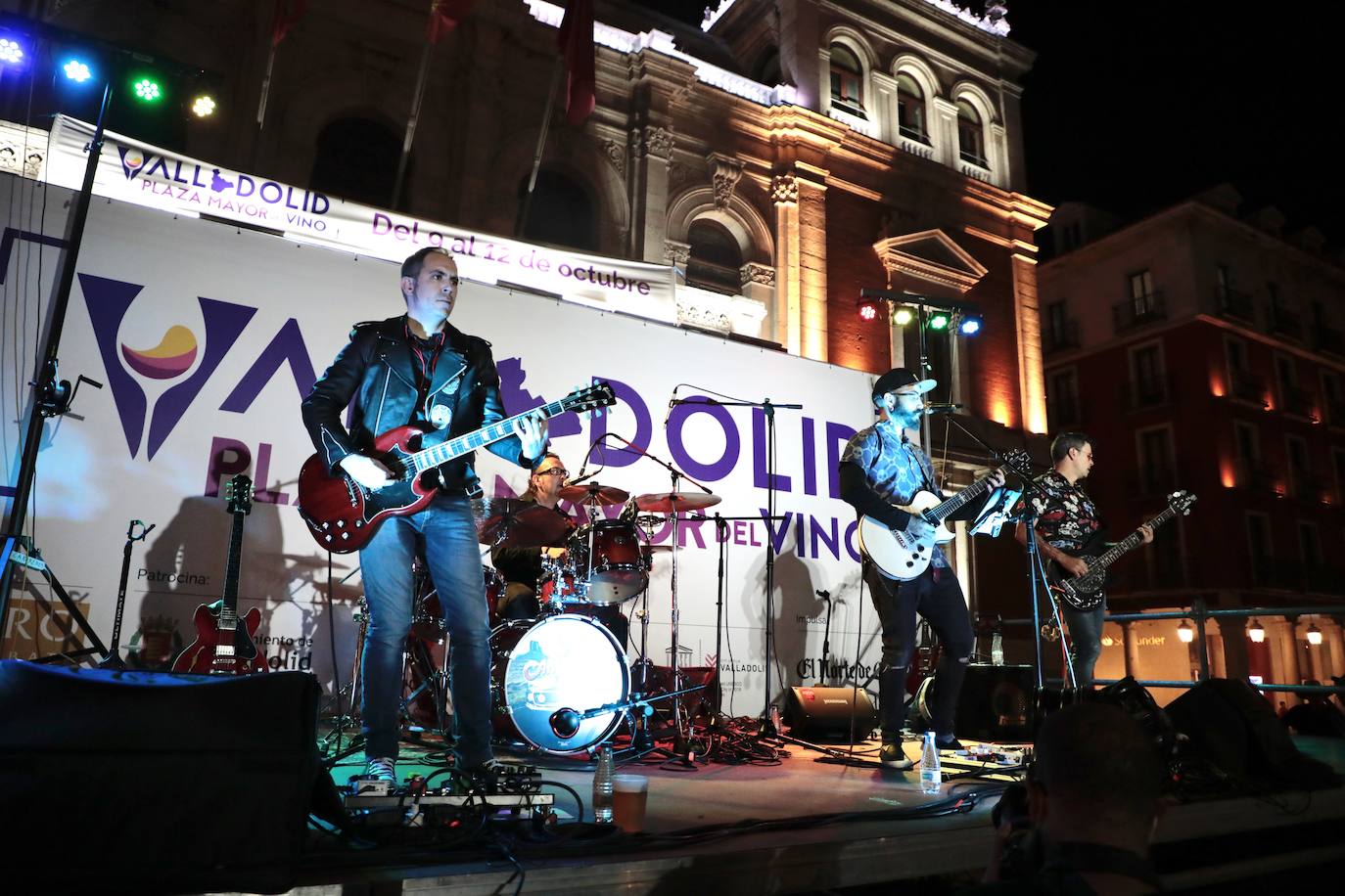 Concierto de los Cañoneros en el evento 'Valladolid. Plaza mayor del Vino'.