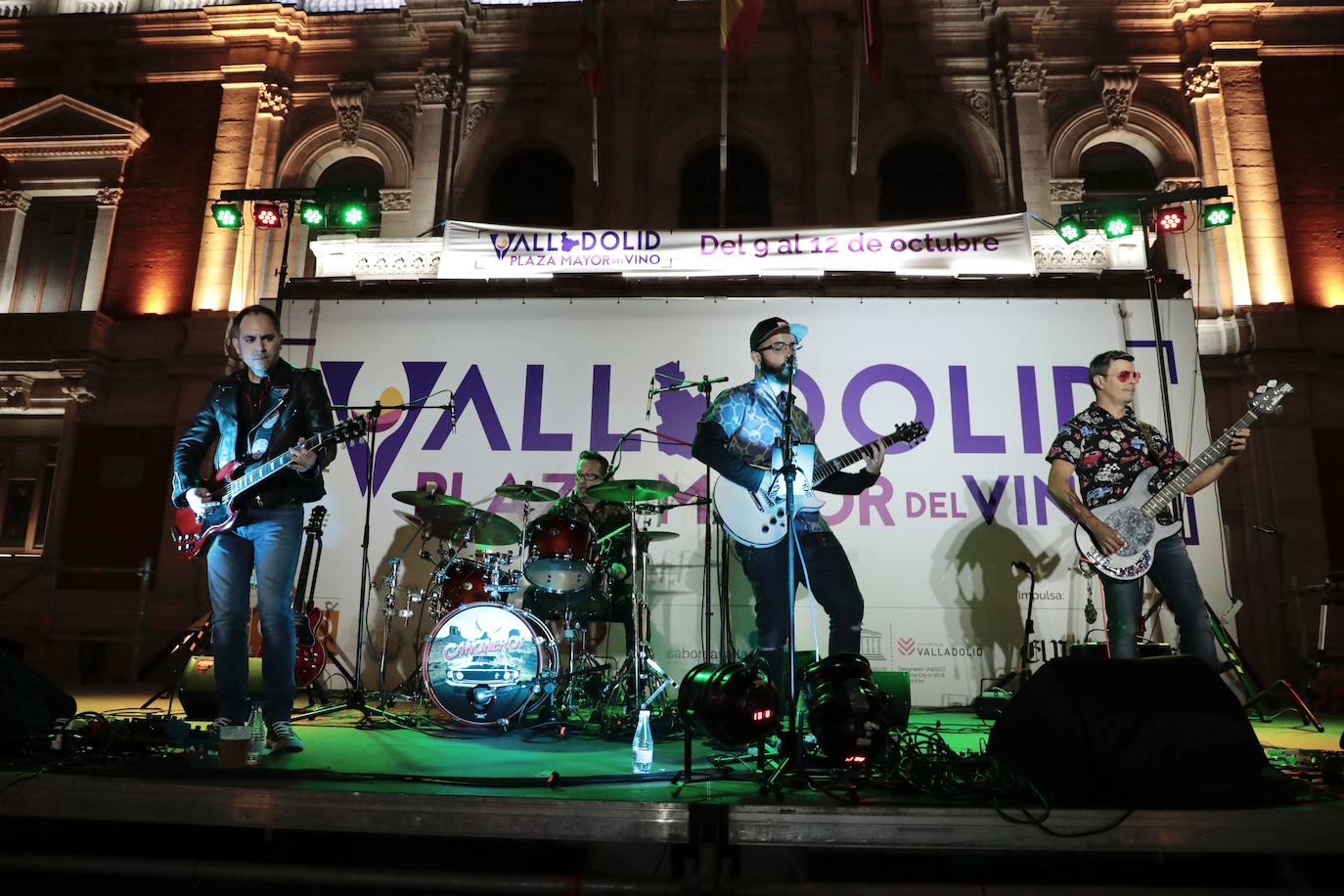 Concierto de los Cañoneros en el evento 'Valladolid. Plaza mayor del Vino'.