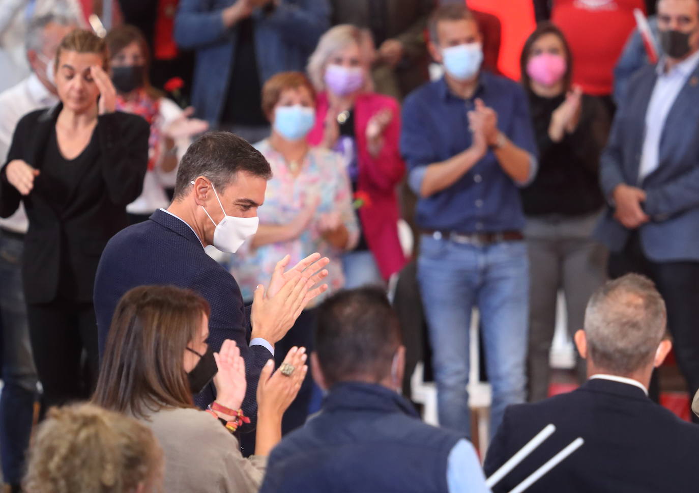 Fotos: Pedro Sánchez participa en Ponferrada en un acto del PSOE