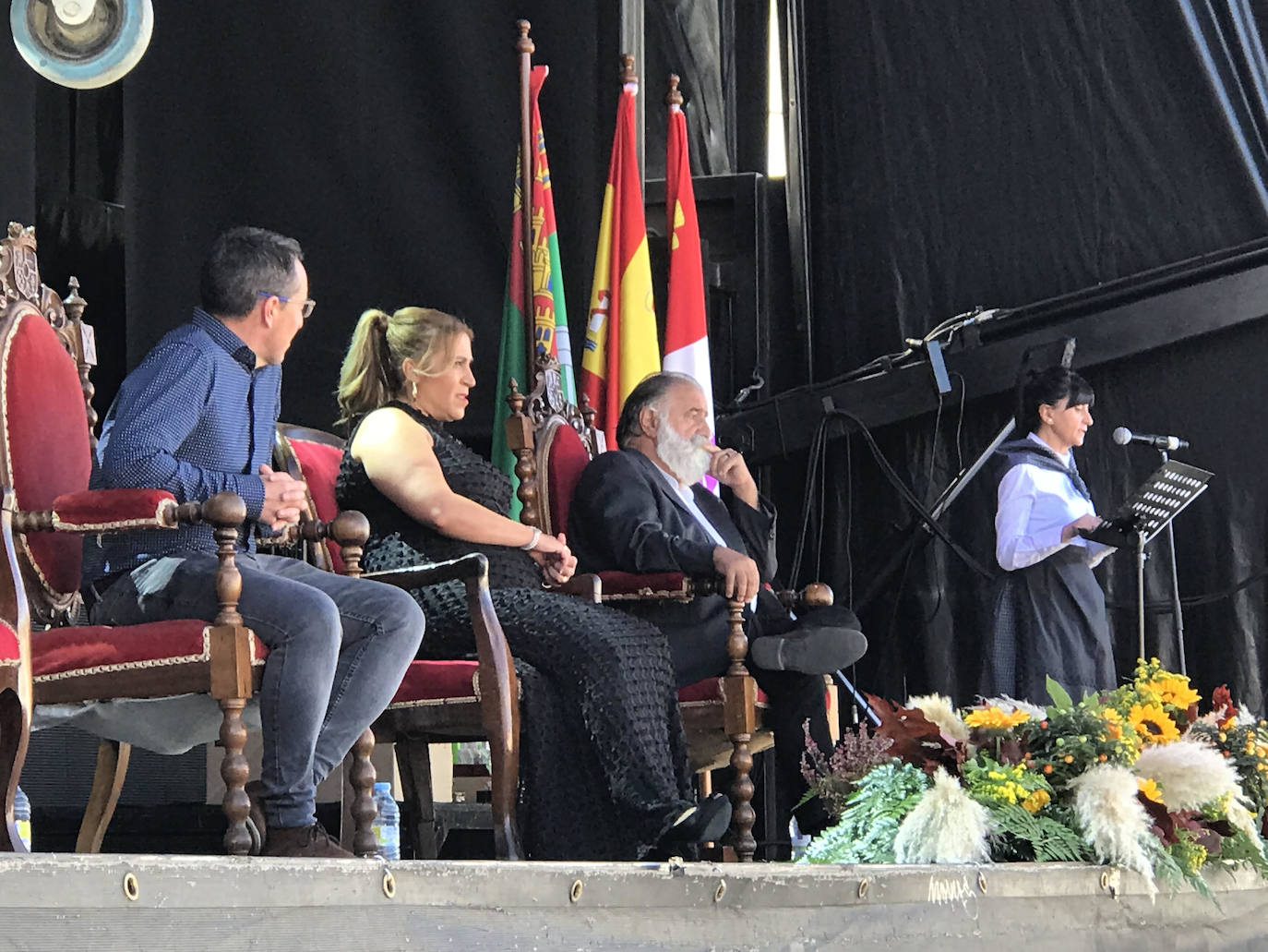 Fiesta de la vendimia, en Rueda. 