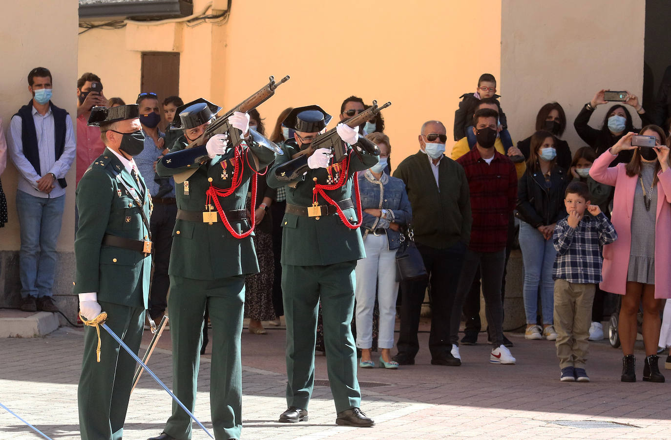 Celebración de la fiesta de la Guardia Civil en Segovia 