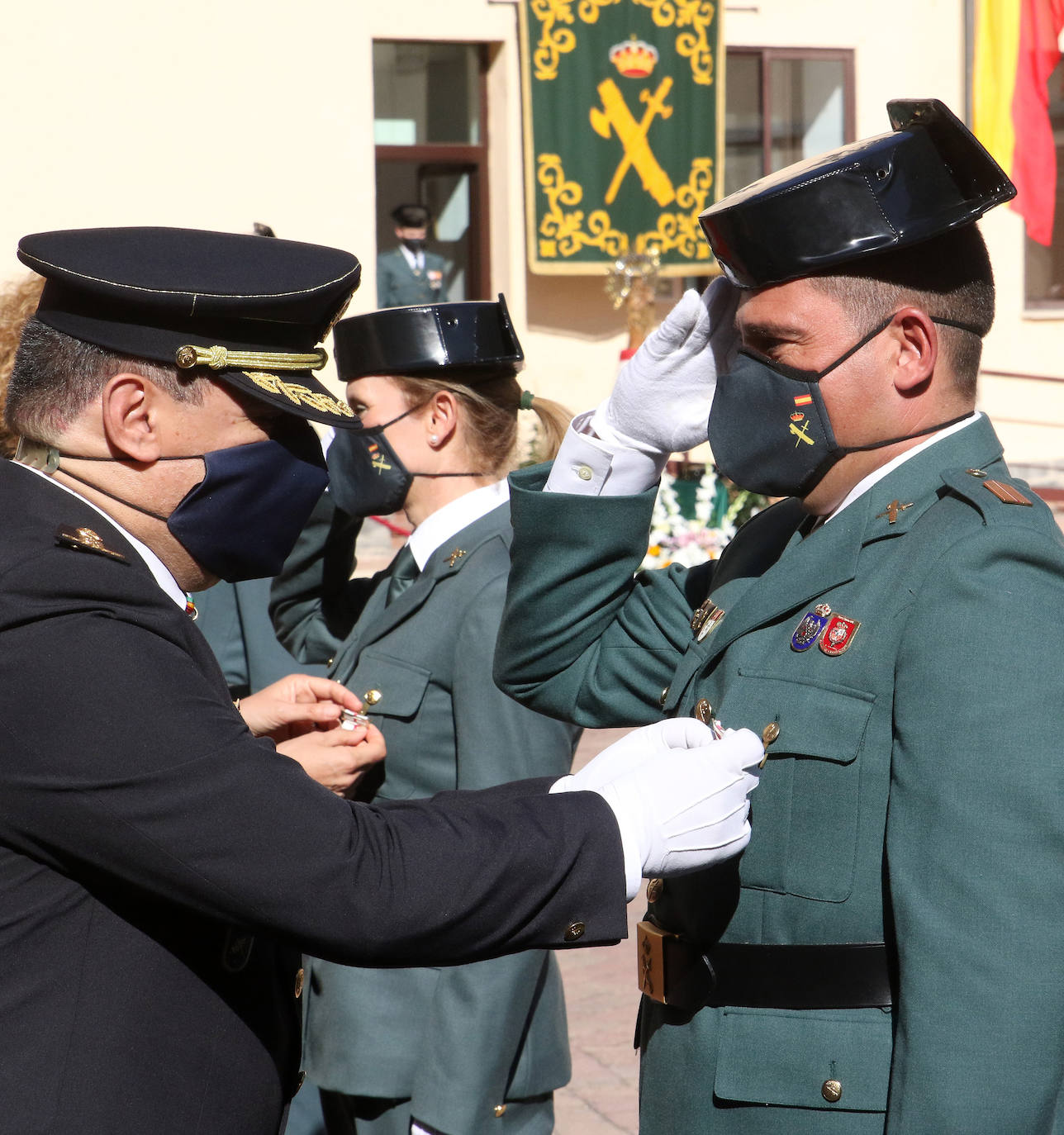 Celebración de la fiesta de la Guardia Civil en Segovia 