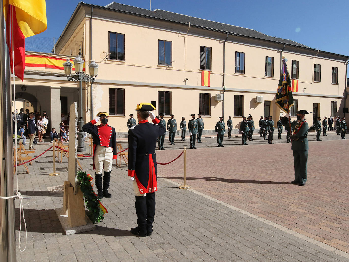 Celebración de la fiesta de la Guardia Civil en Segovia 