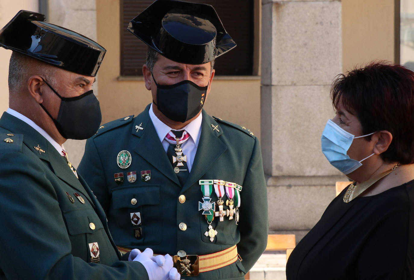 Celebración de la fiesta de la Guardia Civil en Segovia 