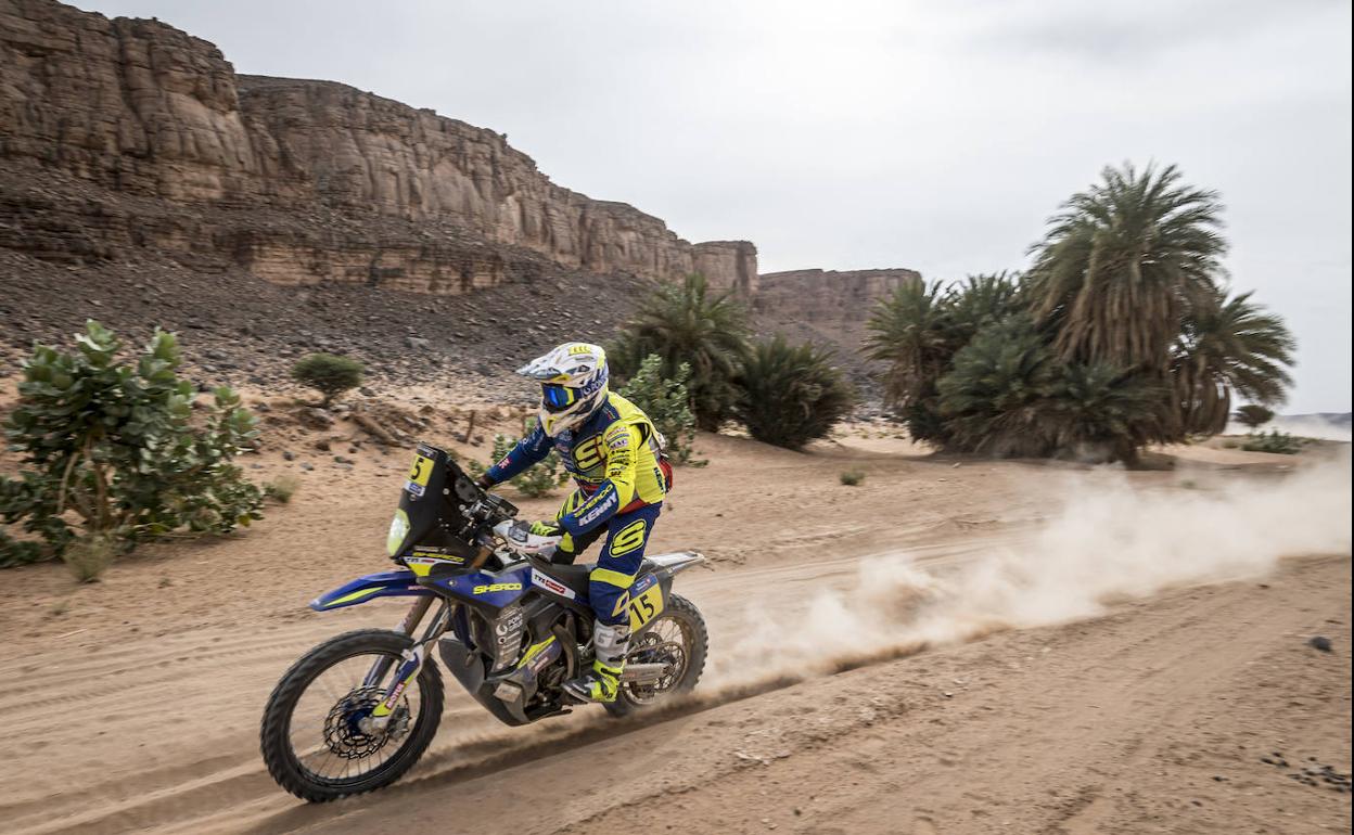 Santolino en un momento de la prueba