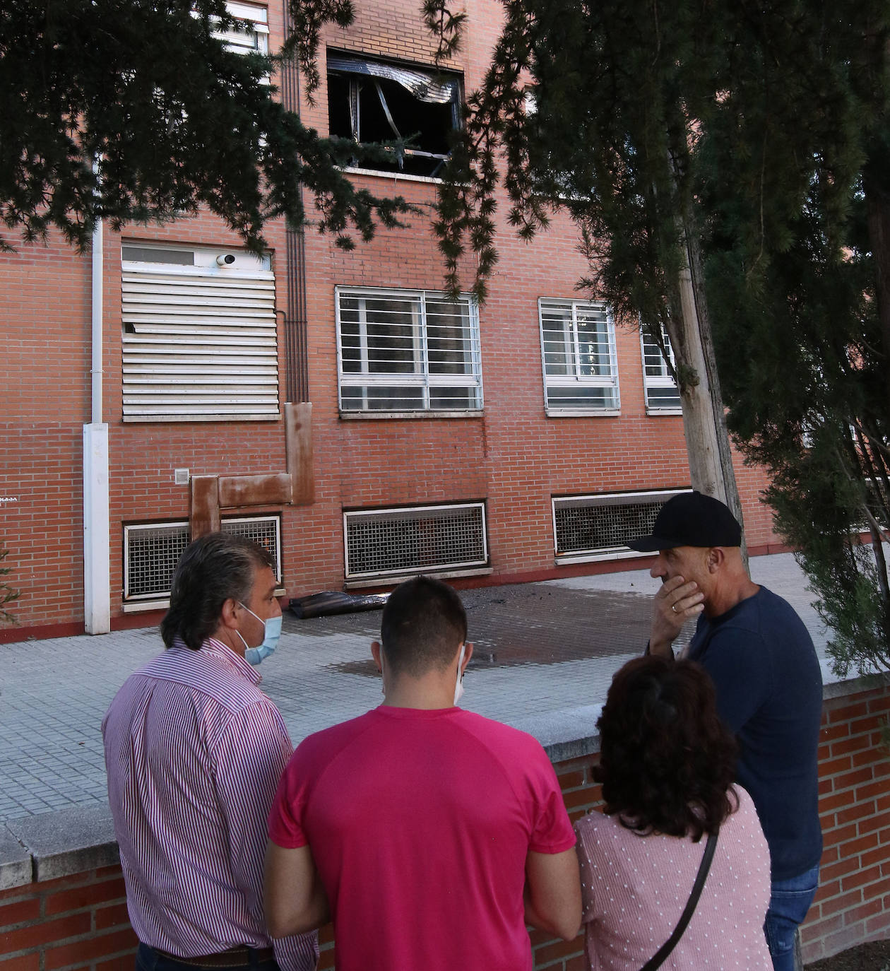 Incendio en una vivienda del barrio de la Albuera 