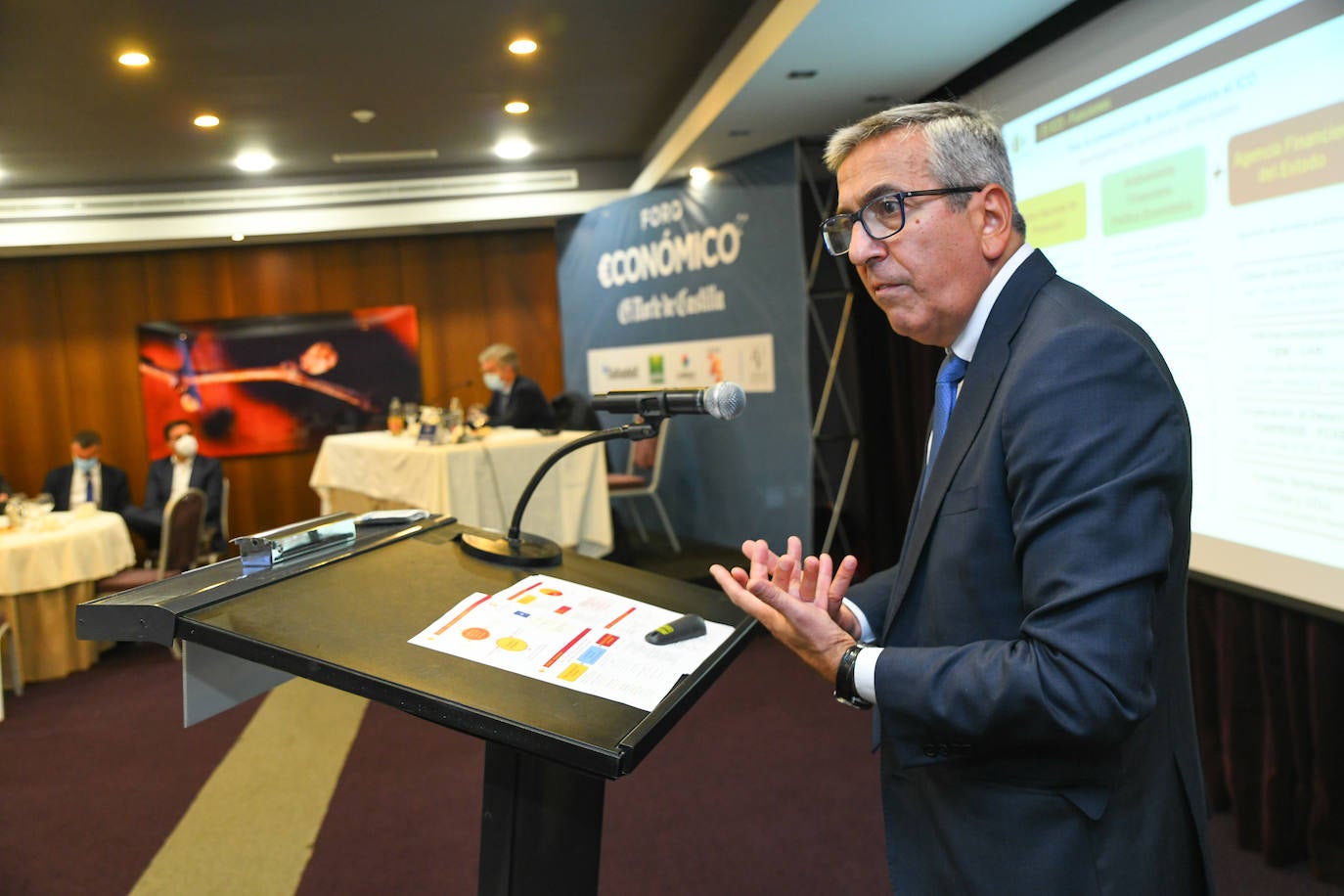 José Carlos García de Quevedo, durante su intervención en el foro.