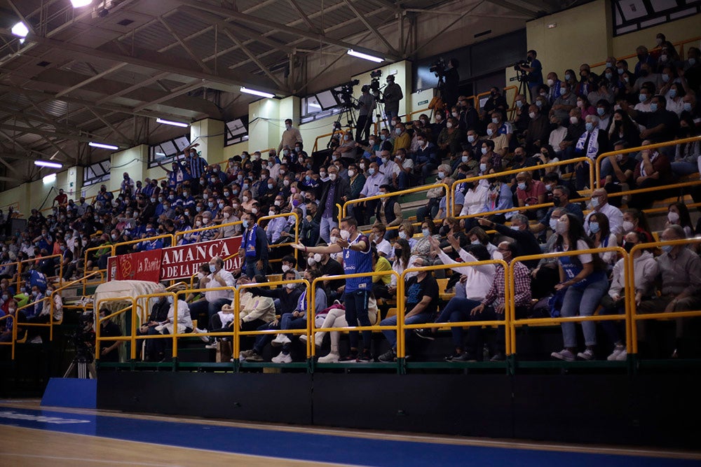 Segunda noche europea en Würzburg, segunda victoria de la que disfrutó la afición azulona, especialmente tras el descanso