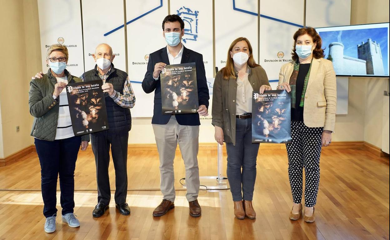 Presentación de la obra 'Preludio de una batalla' en la Diputación de Valladolid.